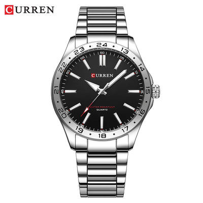 Curren Men's Ultra Thin Stainless Steel Quartz Watch - Smarsty