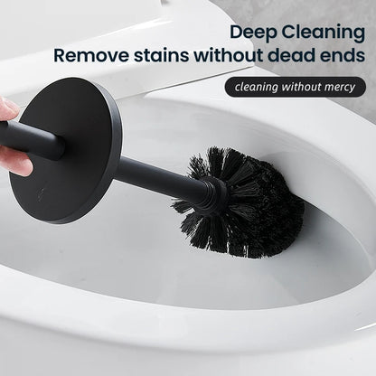 Stainless Steel Wall Mounted Toilet Brush Holder Accessory - Smarsty