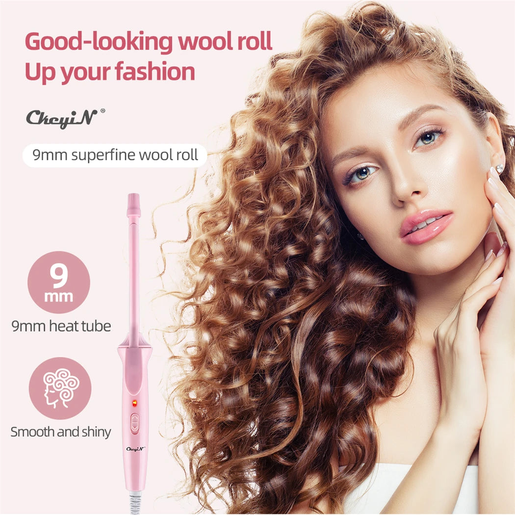 9mm Mini Hair Curling Iron for Professional Curls - Smarsty