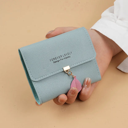 Trifold Clutch Coin Purse, Minimalist Credit Card Holder, Women's Casual Wallet - Smarsty
