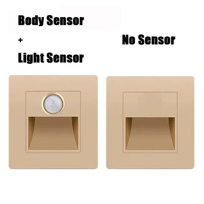 PIR Motion Sensor LED Night Light for Safe Stairs - Smarsty