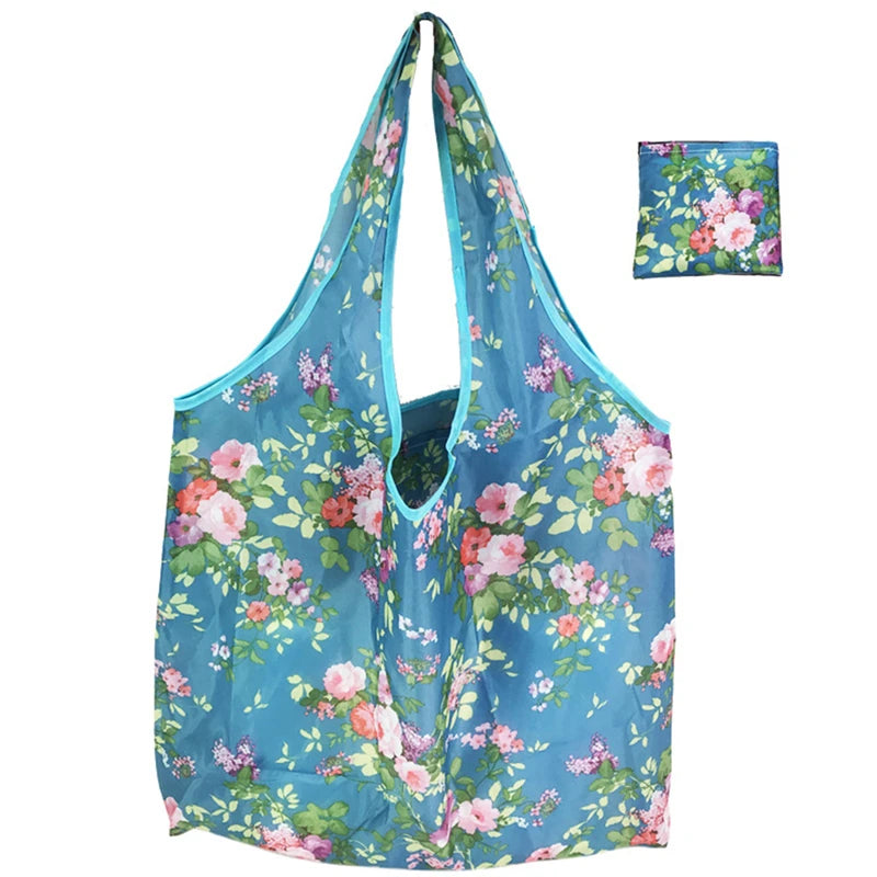 Foldable Shopping Bags Large Capacity Travel Essential - Smarsty