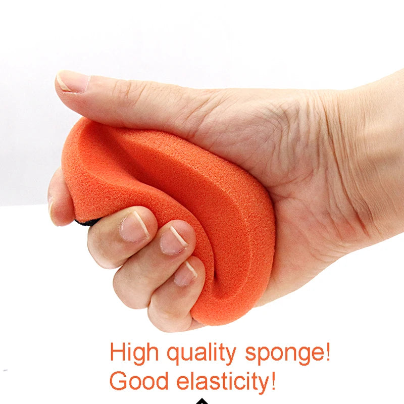 Car Wax Applicator Pads Set Soft Sponge Red Handle - Smarsty