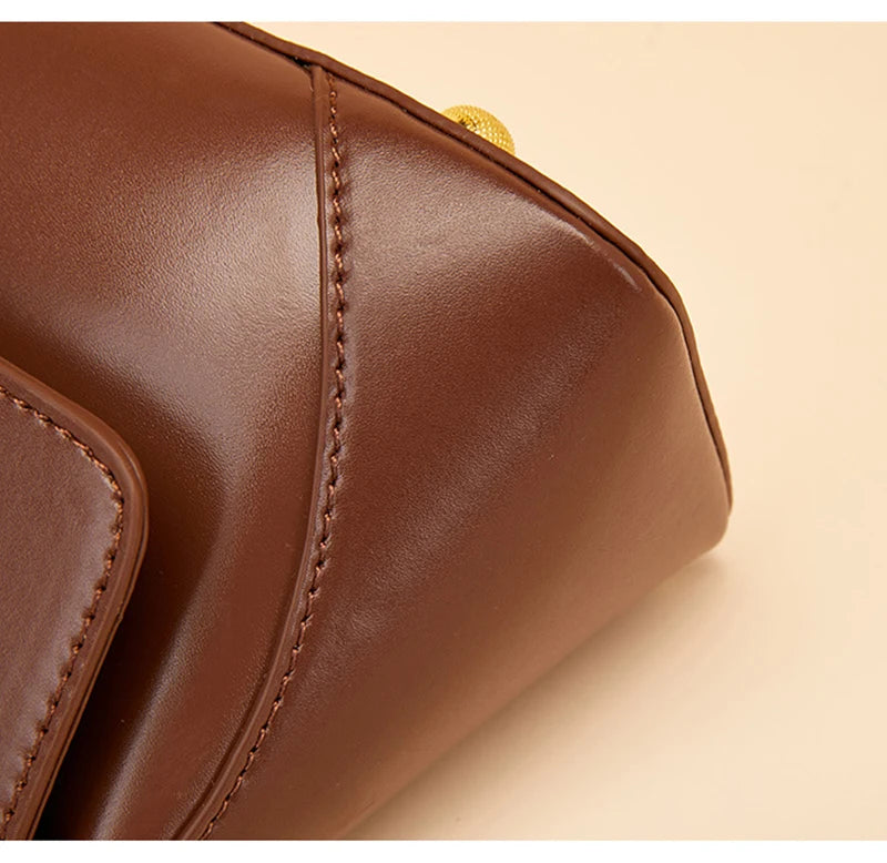 Lux Baguette Bag For Women Genuine Leather Shoulder - Smarsty