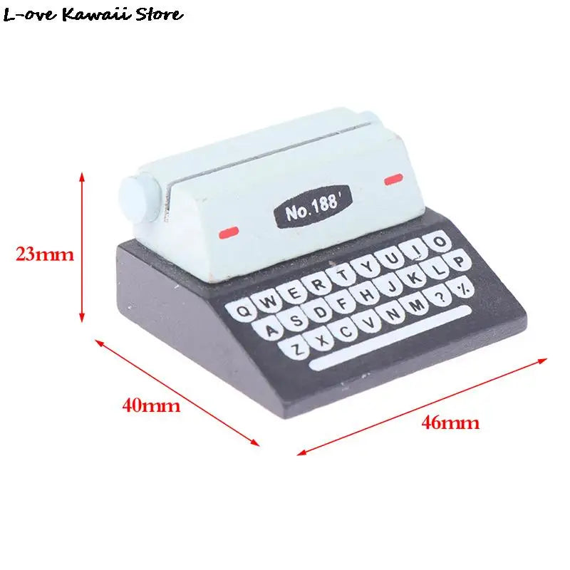 Miniature Dollhouse Furniture Set For Dolls House Mini Toy Kit Accessories TV Kitchen Home Fridge Kids Pretend Play Diy Figurine by Smarsty