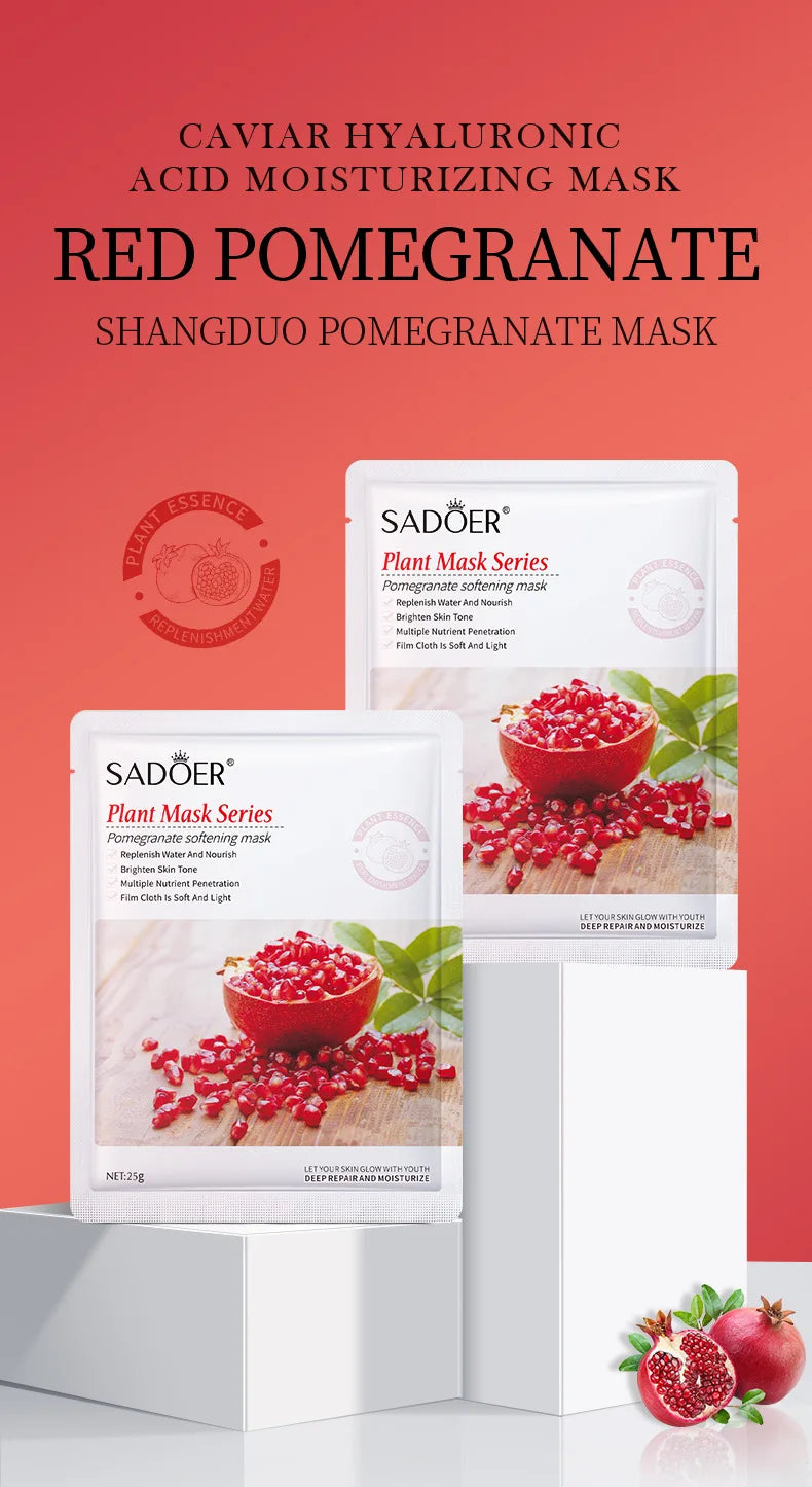 Natural Plant Face Masks for Deep Hydration and Firming - Smarsty