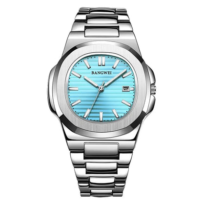 Luxury Waterproof Men's Quartz Watch with Automatic Date - Smarsty