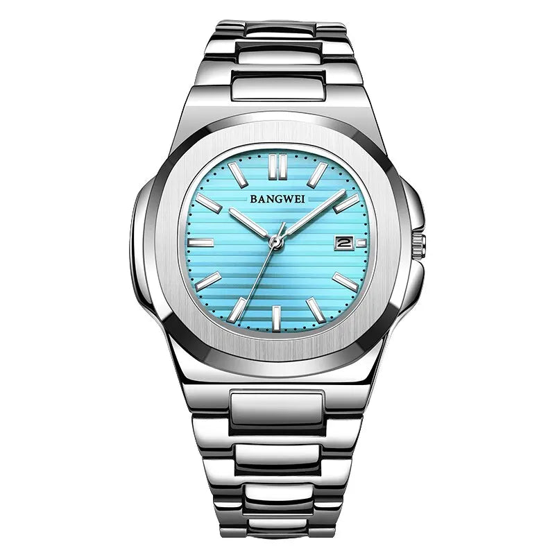 Luxury Waterproof Men's Quartz Watch with Automatic Date - Smarsty