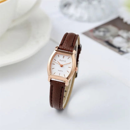 Women's Fashion Arabic Quartz Watch with Leather Band - Smarsty