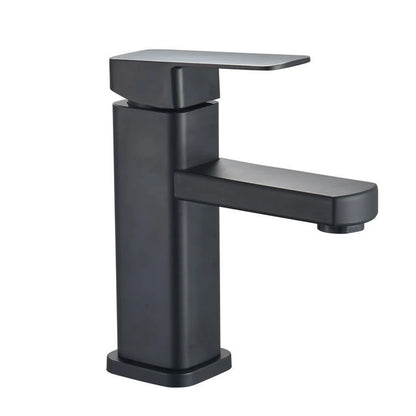 Black Chrome Bathroom Faucet with Hot and Cold Mixer - Smarsty