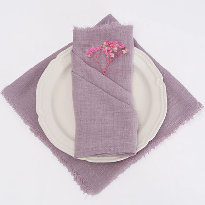 Reusable Cotton Wedding Napkins for Rustic Table Decor - Smarsty