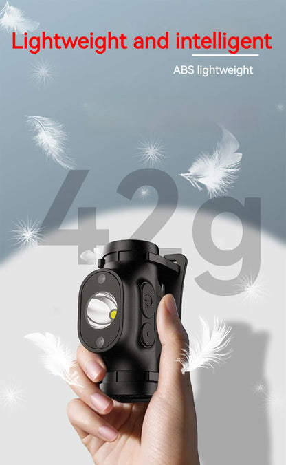 PHILIPS LED Headlamp Sensor Head Flashlight Ten Types of Lighting Type-C Rechargeable Headlight Outdoor Camping Fishing Lantern by Smarsty