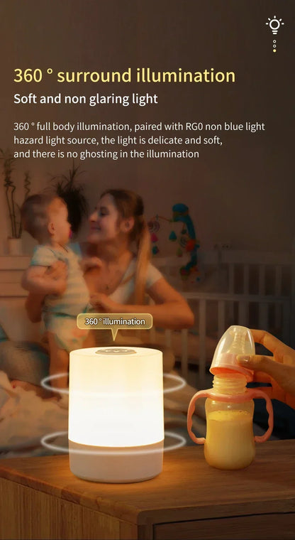 LED Rechargeable Night Lamp with Remote Control - Smarsty