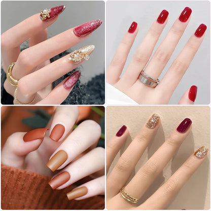 Nail Gel Polish Kit With LED Lamp 27 Colors - Smarsty