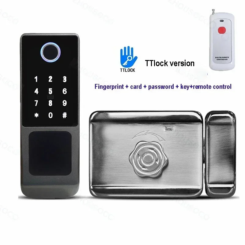 Waterproof Smart Door Lock with Bluetooth and WiFi Control - Smarsty