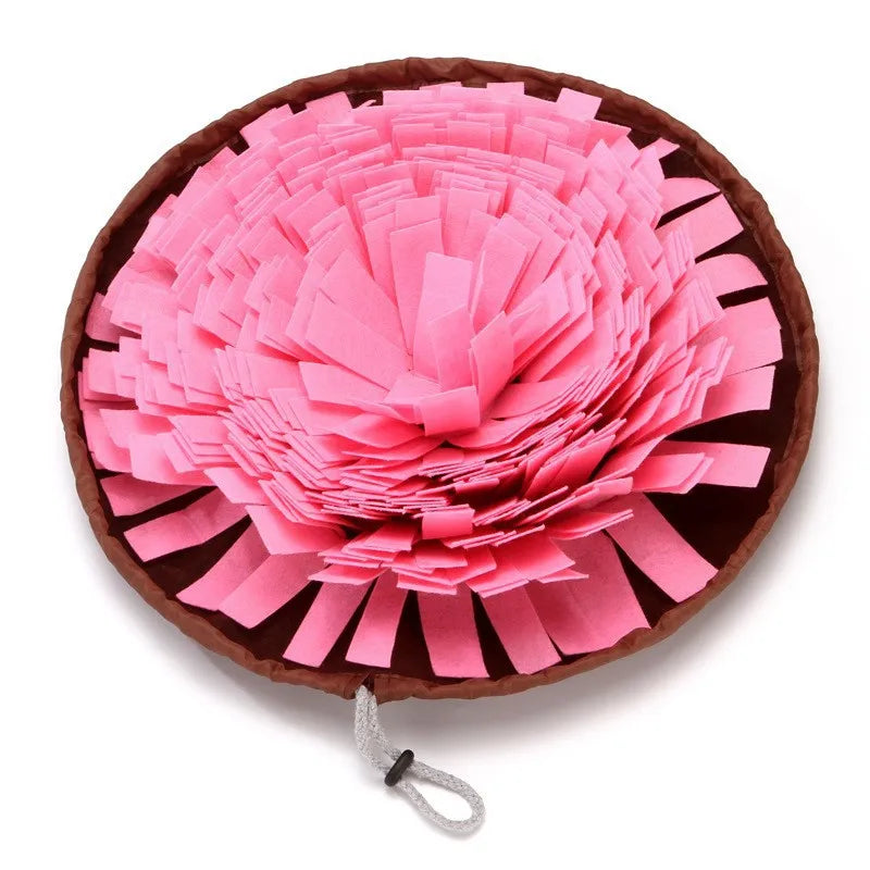 Washable Felt Pet Sniffing Pad Foldable Dog Slow Feeding Mat Toy Dog Training Snuff Mat