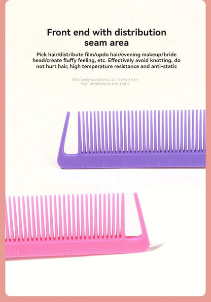Three-Piece Hair Comb Set for Styling and Precision - Smarsty