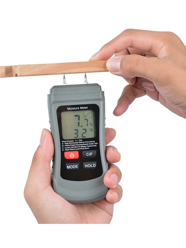 Portable Wood Moisture Meter with Digital Display - Smarsty