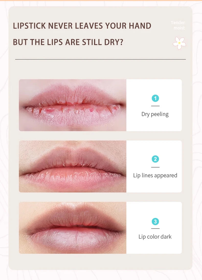 O'CHEAL Color Changing Lip Balm Moisturizing Peach Formula - Smarsty