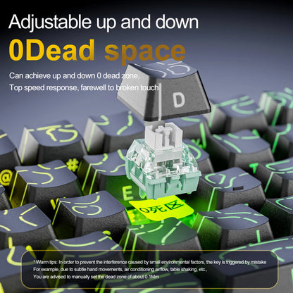Mechanical Gaming Keyboard With Ultra Fast 0.125ms Response