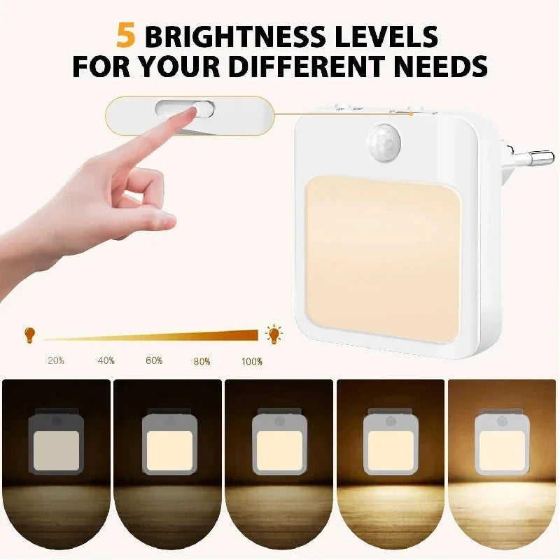 Motion Sensor LED Night Light for Children's Bedrooms - Smarsty