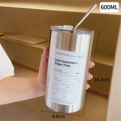 Portable Stainless Steel Coffee Thermos with Insulation - Smarsty