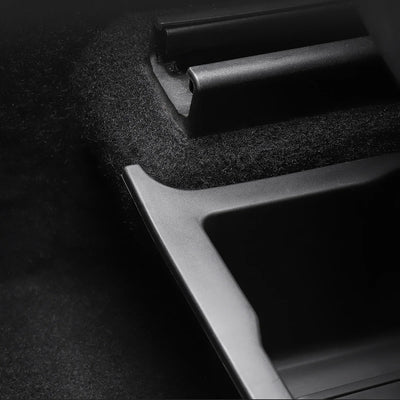 Underseat Storage Box for Tesla Model Y 2021-2024 Seats Drawer TPE Hidden Storage Tray Push Pull Car Organizer Car Accessories - Smarsty