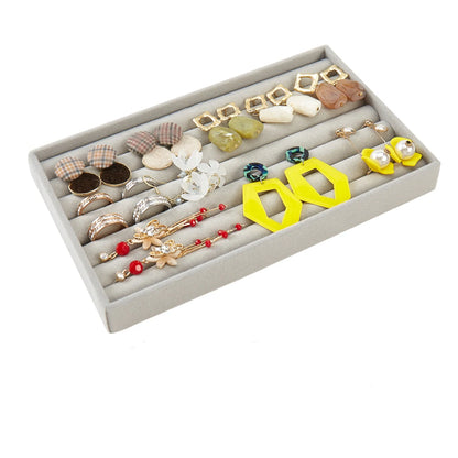 Velvet Jewelry Display Tray for Organized Storage - Smarsty
