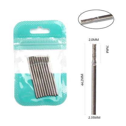 10 Piece Diamond Nail Drill Bit Set for Perfect Manicures - Smarsty