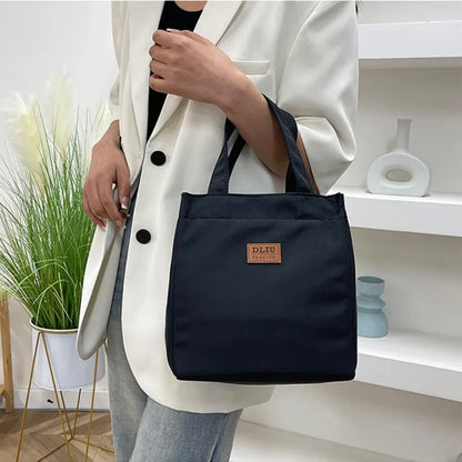 Large Capacity Insulated Lunch Bag With Sturdy Top Handle - Smarsty