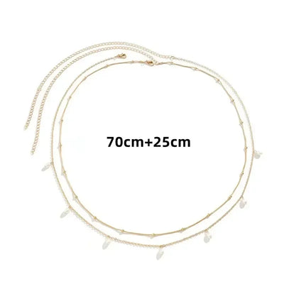 Double Layer Butterfly Chain Belly Jewelry for Women - Smarsty