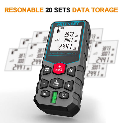 MILESEEY X5 Laser Tape Measure High Accuracy Remote Measurement - Smarsty