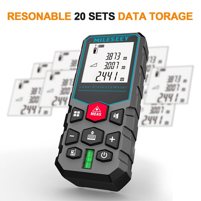 MILESEEY X5 Laser Tape Measure High Accuracy Remote Measurement - Smarsty