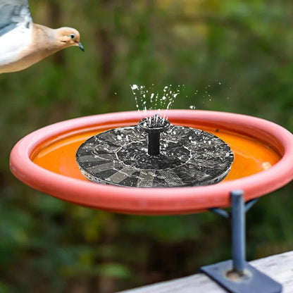 Floating Solar Fountain Pump for Bird Baths and Ponds - Smarsty