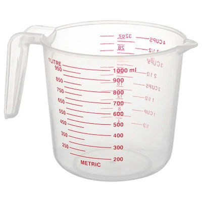3 Piece Plastic Measuring Cups Set for Accurate Baking - Smarsty