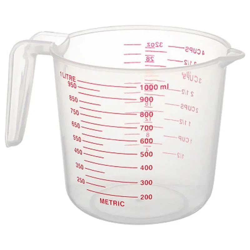 3 Piece Plastic Measuring Cups Set for Accurate Baking - Smarsty