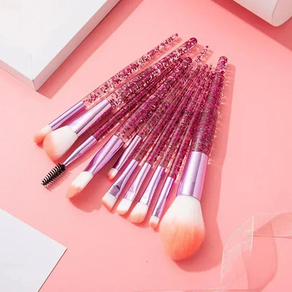 10PCS Professional Makeup Brush Set for Flawless Application - Smarsty