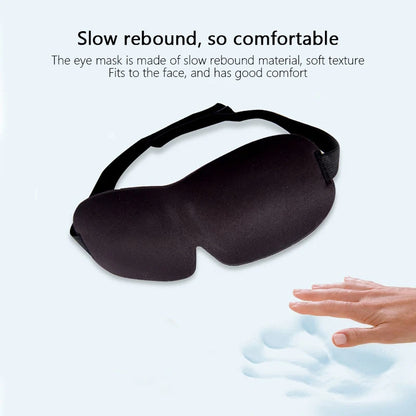 3D Contoured Sleep Eye Mask for Total Light Blockout - Smarsty