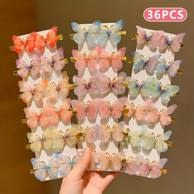 Cute Butterfly Hairpins for Girls with No-Hurt Design - Smarsty