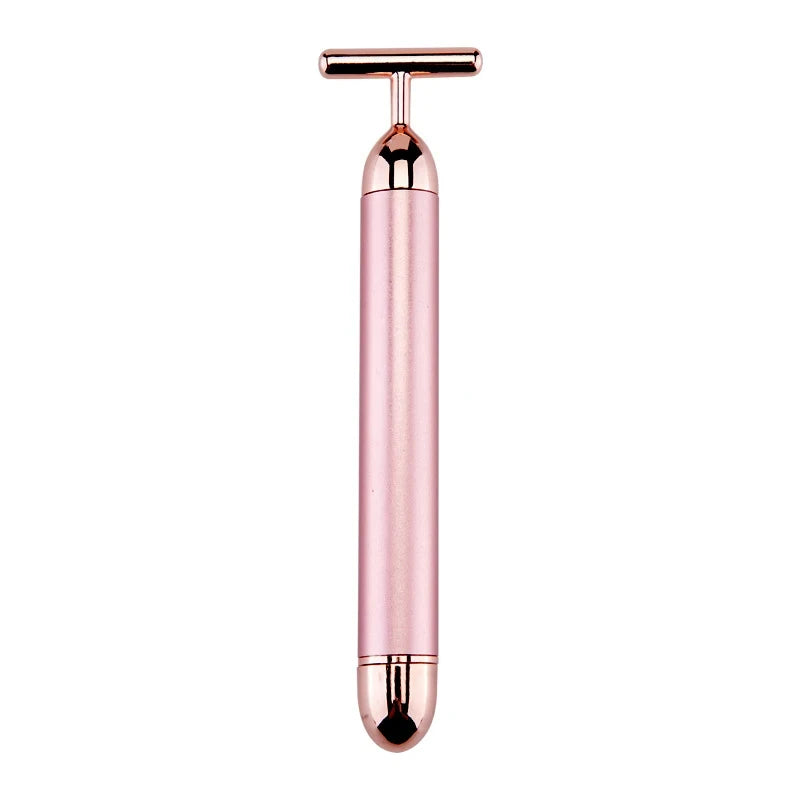 24K Gold Electric Face Roller for Youthful Skin - Smarsty