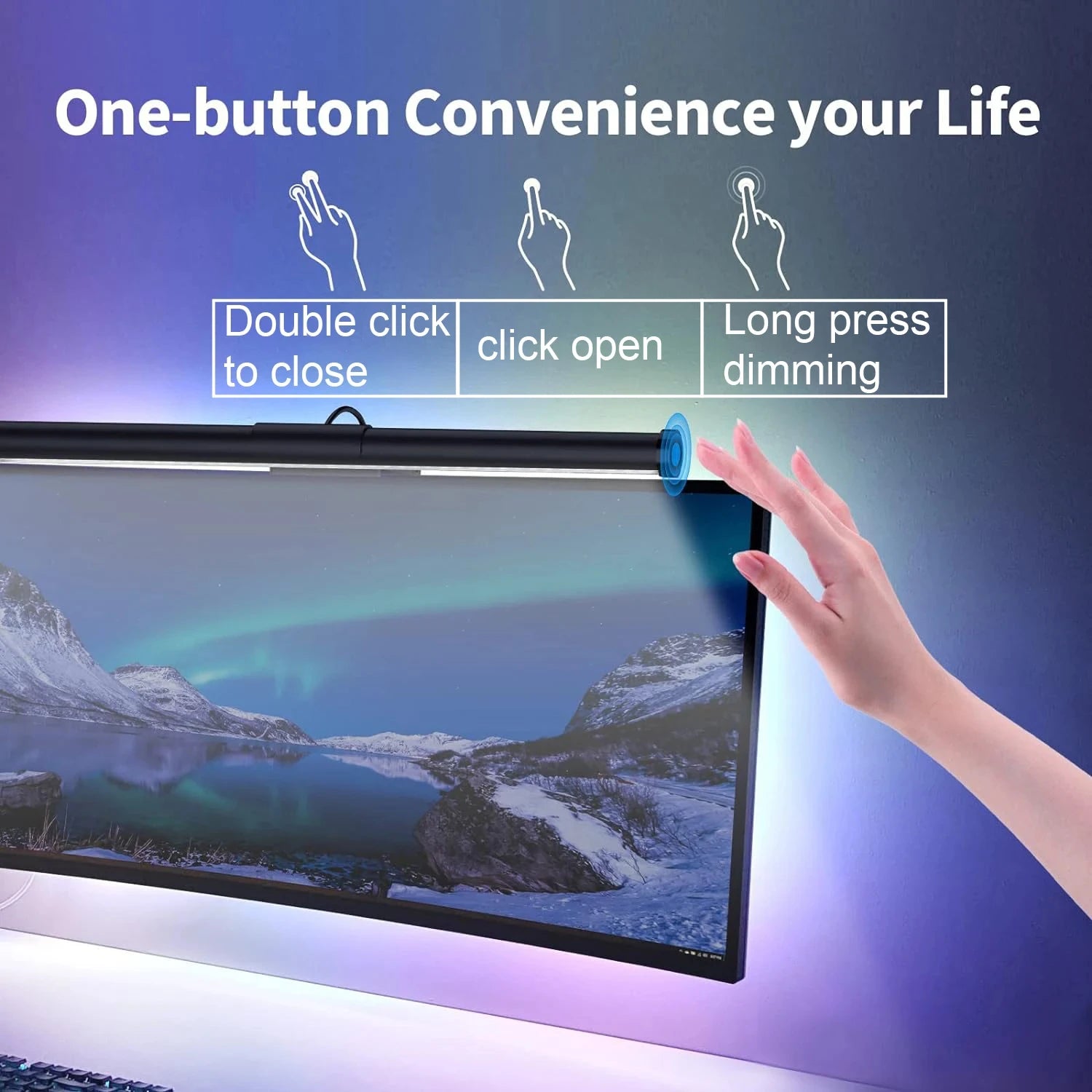 RGB Desktop Atmosphere Light Strip for Eye Protection - Smarsty