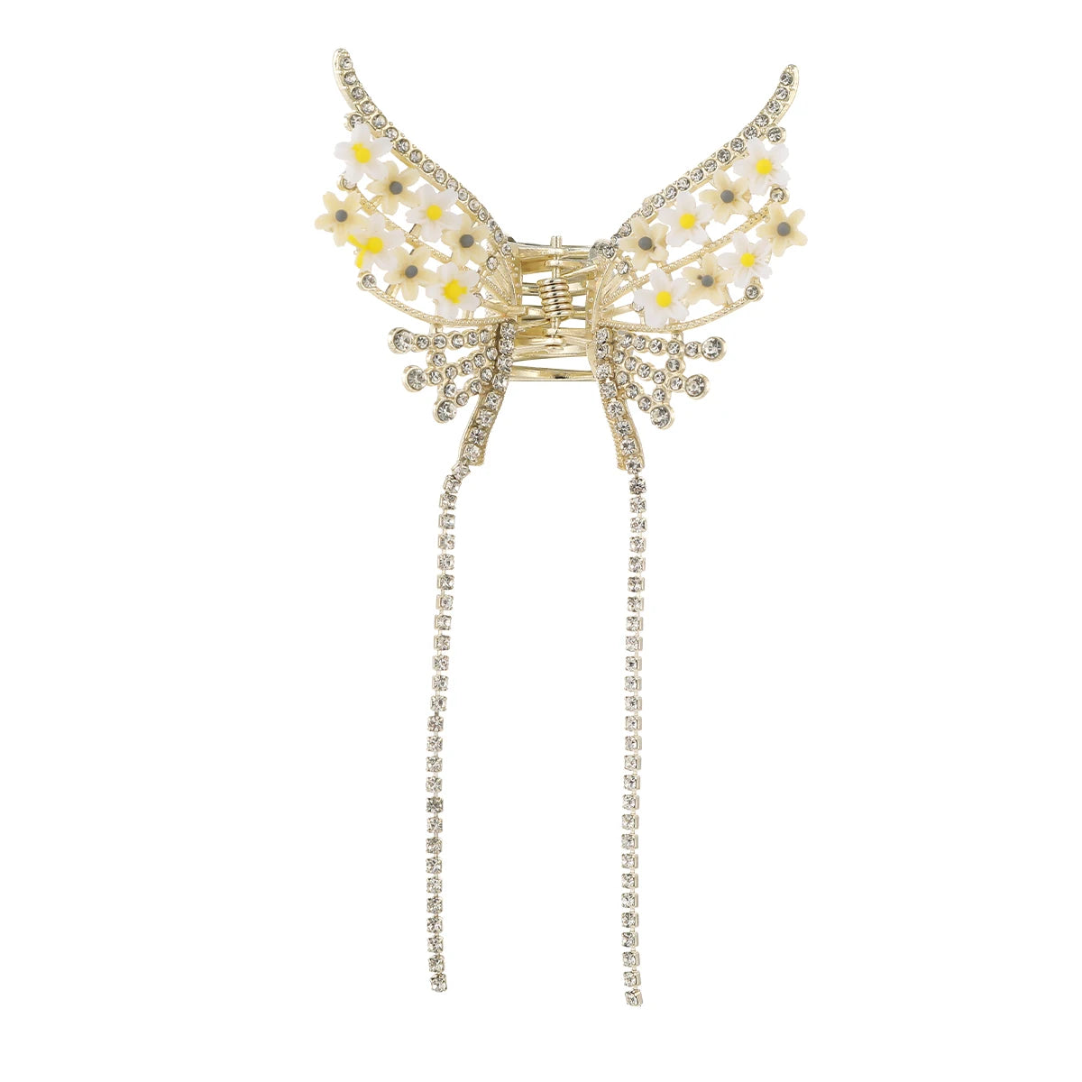 Korean Pearl Butterfly Hair Claw Clip For Women Stylish - Smarsty
