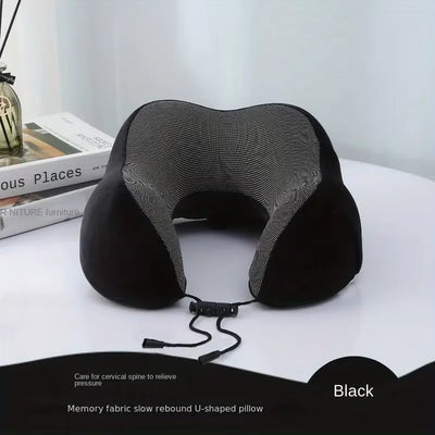 U Shape Travel Memory Foam Neck Pillow for Comfort - Smarsty