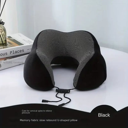 U Shape Travel Memory Foam Neck Pillow for Comfort - Smarsty
