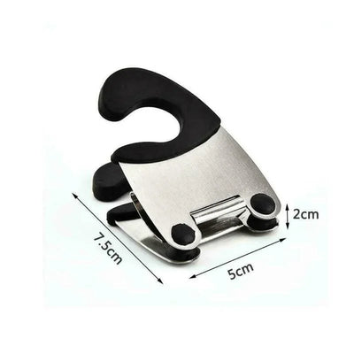Pot Spoon Holder Pot Clip Holder Anti Scald Silicone Grip for Spoon Spatula Fork Cooking Utensils Spoon Rest Kitchen Accessories by Smarsty