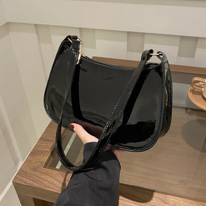 PU Leather Shoulder Bag For Women Retro Fashion Casual - Smarsty