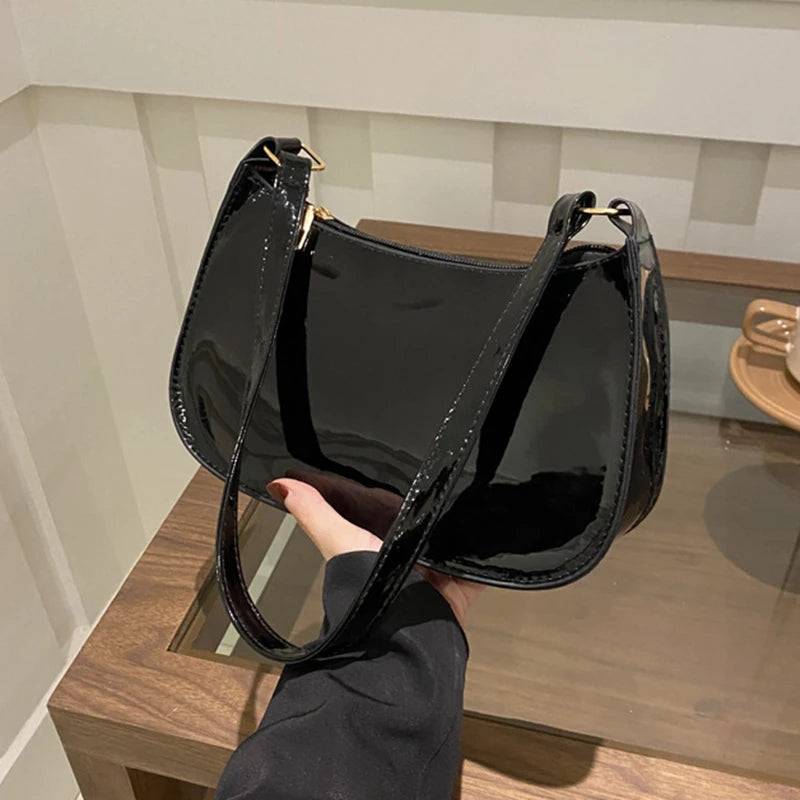 PU Leather Shoulder Bag For Women Retro Fashion Casual - Smarsty