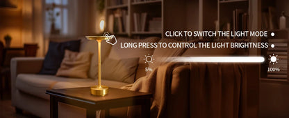 Portable LED Dimmable Aluminum Desk Lamp for Atmosphere - Smarsty