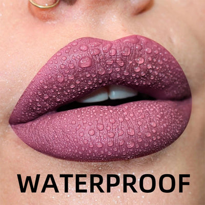 Matte Velvet Waterproof Lip Gloss With Hydrating Formula - Smarsty