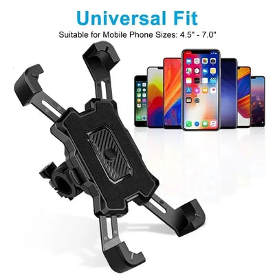 Bicycle Phone Holder 360 Degree Rotatable Non Slip Grip - Smarsty